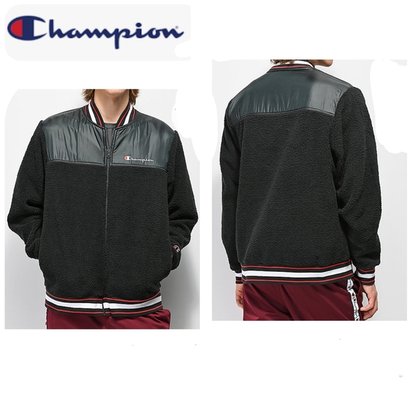 Champion Other - 🎈 Hot Item Sherpa Bomber Jacket, NWT, Sz Large